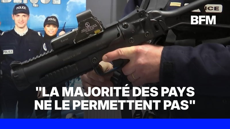 LBD, grenades: la police française est-elle la seule à utiliser ces armes intermédiaires en Europe?