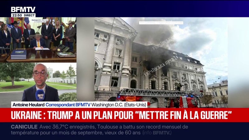 Ukraine: Donald Trump a un plan pour "mettre fin à la guerre"