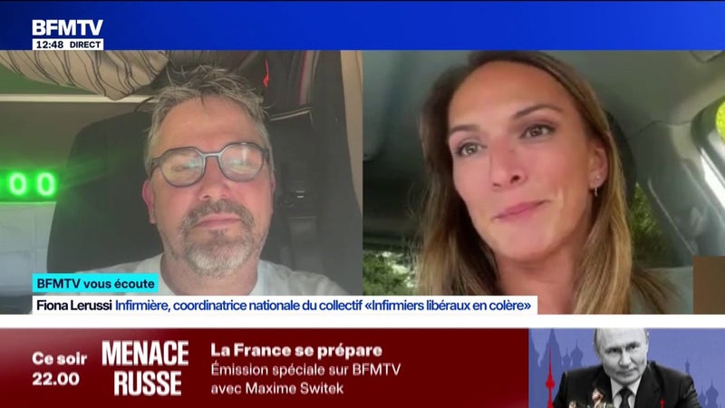 Carburants: "Il faut un accès prioritaire pour le personnel soignant", réclame Fiona Lerussi, coordinatrice nationale du collectif "Infirmiers libéraux en colère"