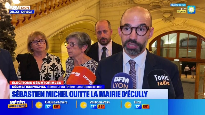 Sébastien Michel élu aux sénatoriales doit quitter la mairie d''Ecully