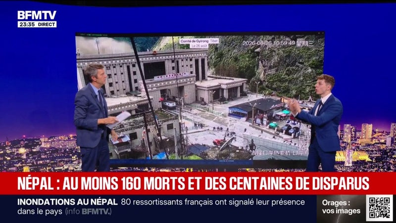 Inondations au Népal et au Tibet: ce que l'on sait de cette coulée de boue meurtrière