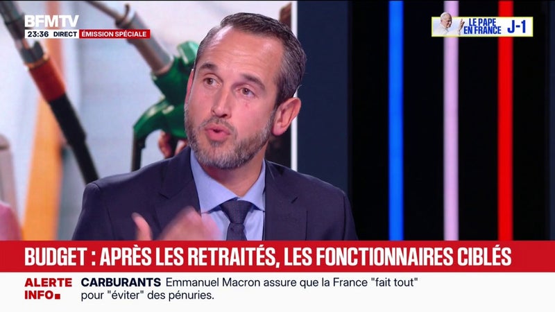 "Je suis fier des fonctionnaires de ce pays", proclame Pierre Jouvet, secrétaire général du "Parti socialiste"