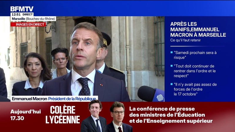 "On tient la République et l'ordre public aujourd'hui sans l'état d'urgence", déclare Emmanuel Macron