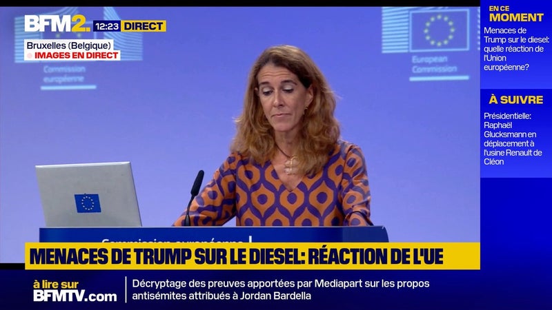 Menaces de Donald Trump sur le diesel: une réunion du G7 en visioconférence prévue par la France