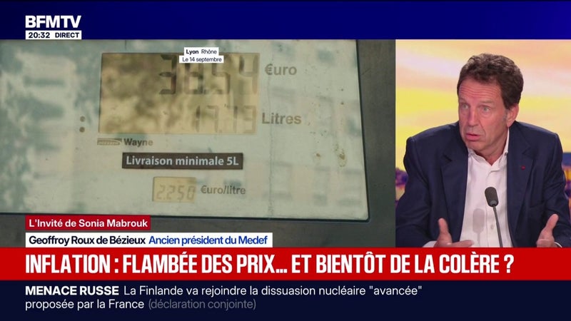 Augmentation des prix du carburant: "Il ne faut pas accuser les distributeurs", juge Geoffroy Roux de Bézieux, ancien président du Medef