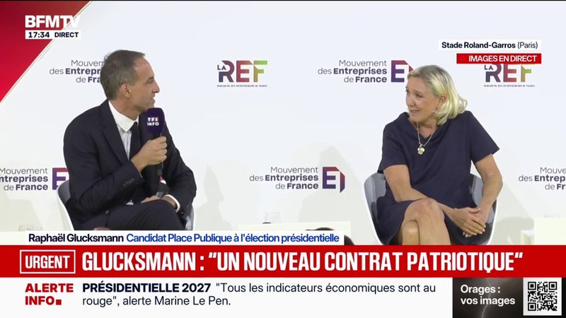 Raphaël Glucksmann accuse le Rassemblement national d'avoir une "idéologie antieuropéenne"
