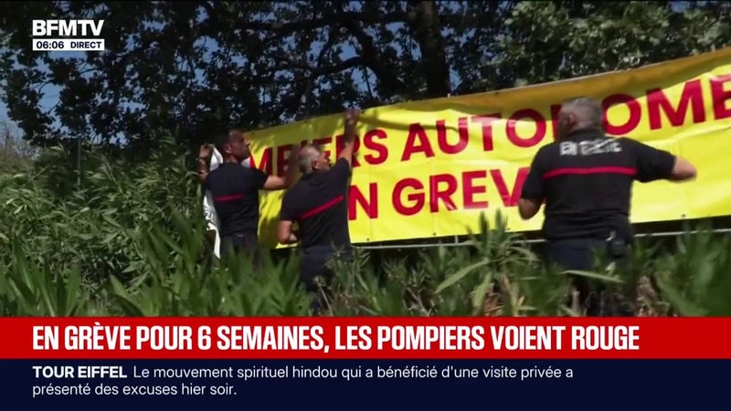 "On n’a toujours pas une reconnaissance de notre métier comme profession dangereuse": les pompiers ont déposé un préavis de grève de 6 semaines