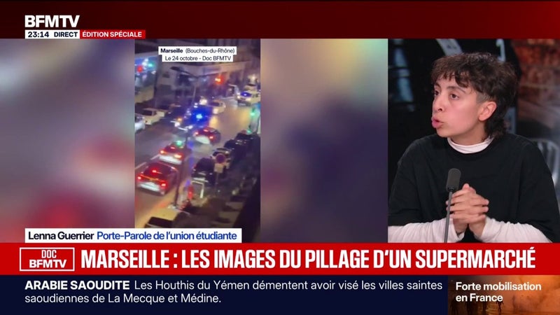Mobilisation en France: "Les violences aujourd’hui viennent de la police", dénonce Lenna Guerrier, porte-parole de l'Union étudiante