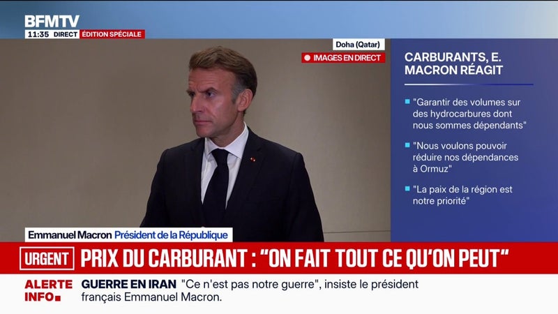 Guerre au Moyen-Orient: "Je pense que l'on est dans une période" qui peut "conduire à des tensions", juge Emmanuel Macron, au regard des élections prochaines en Israël et aux États-Unis