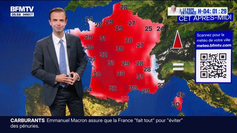 Un ciel dégagé, quelques grisailles et des températures élevées dans l'après-midi... La météo du vendredi 25 septembre