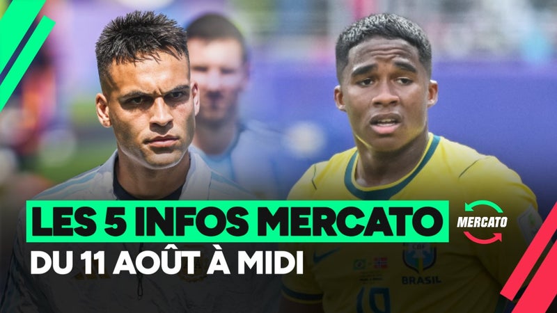 Suzuki, Medina, Lautaro Martinez... les 5 infos mercato du 11 août à midi