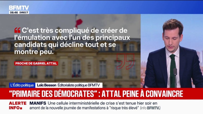 L'ÉDITO POLITIQUE - Gabriel Attal propose une "primaire des démocrates"