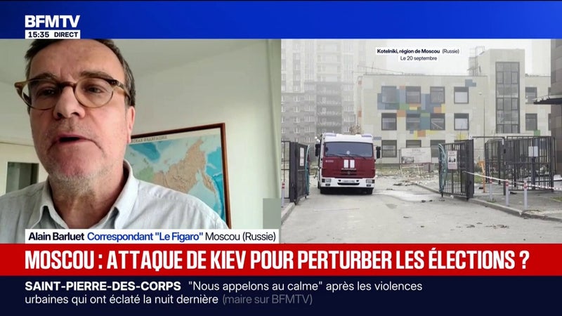 "Les Ukrainiens ont voulu "marquer le coup" au troisième jour des élections législatives" en Russie, analyse Alain Barluet, correspondant "Le Figaro" à Moscou