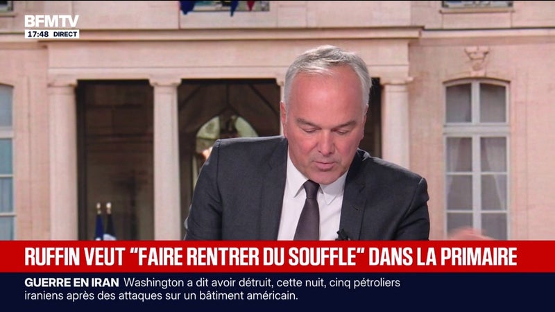 Primaire de la gauche: "Je serai loyal au moins par mon silence", promet François Ruffin, député et candidat "Debout" à la présidentiel