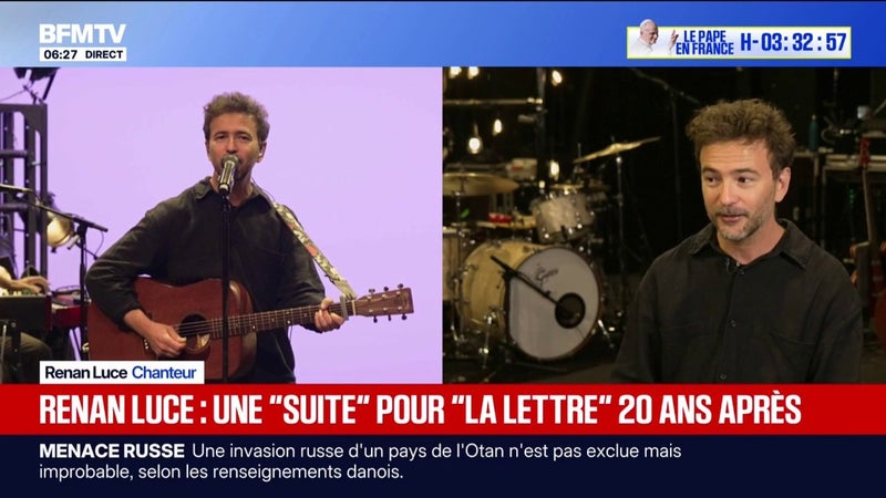 Renan Luce sort une nouvelle version de "La Lettre" ce vendredi, 20 ans après