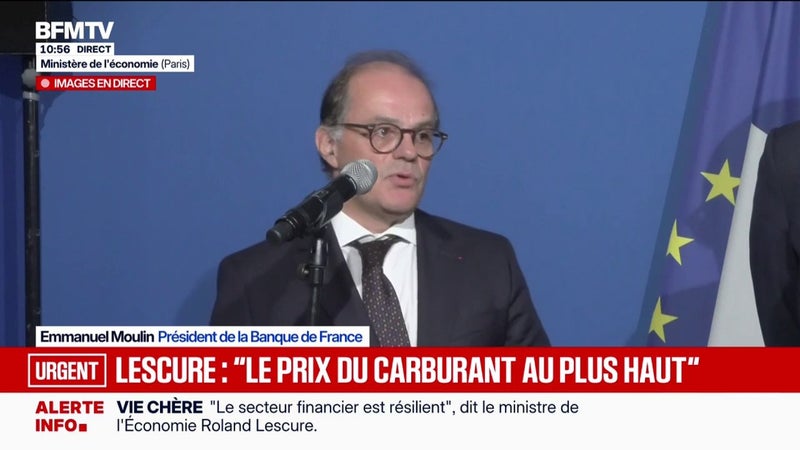 Emmanuel Moulin, gouverneur de la Banque de France: "Nous constatons une hausse généralisée des taux d'intérêt à long terme"