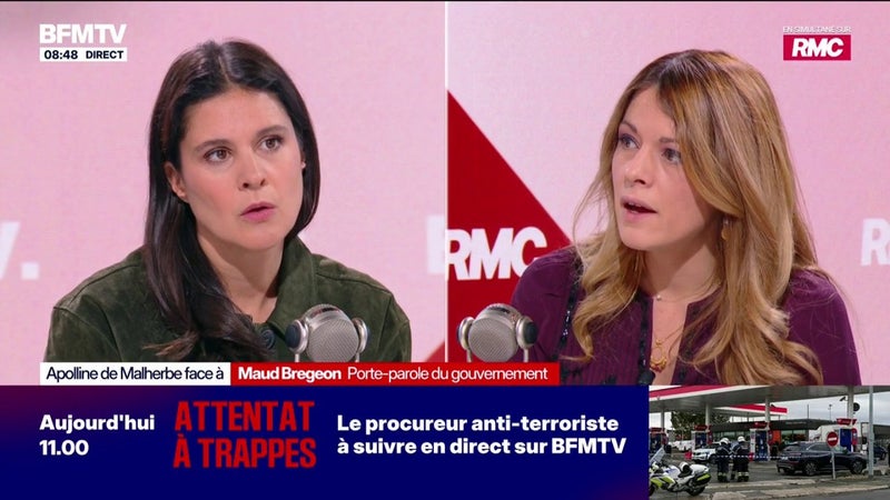 Attentat raciste dans les Yvelines: "L'atmosphère à quelque chose d'irrespirable", réagit Maud Bregeon, porte-parole du Gouvernement
