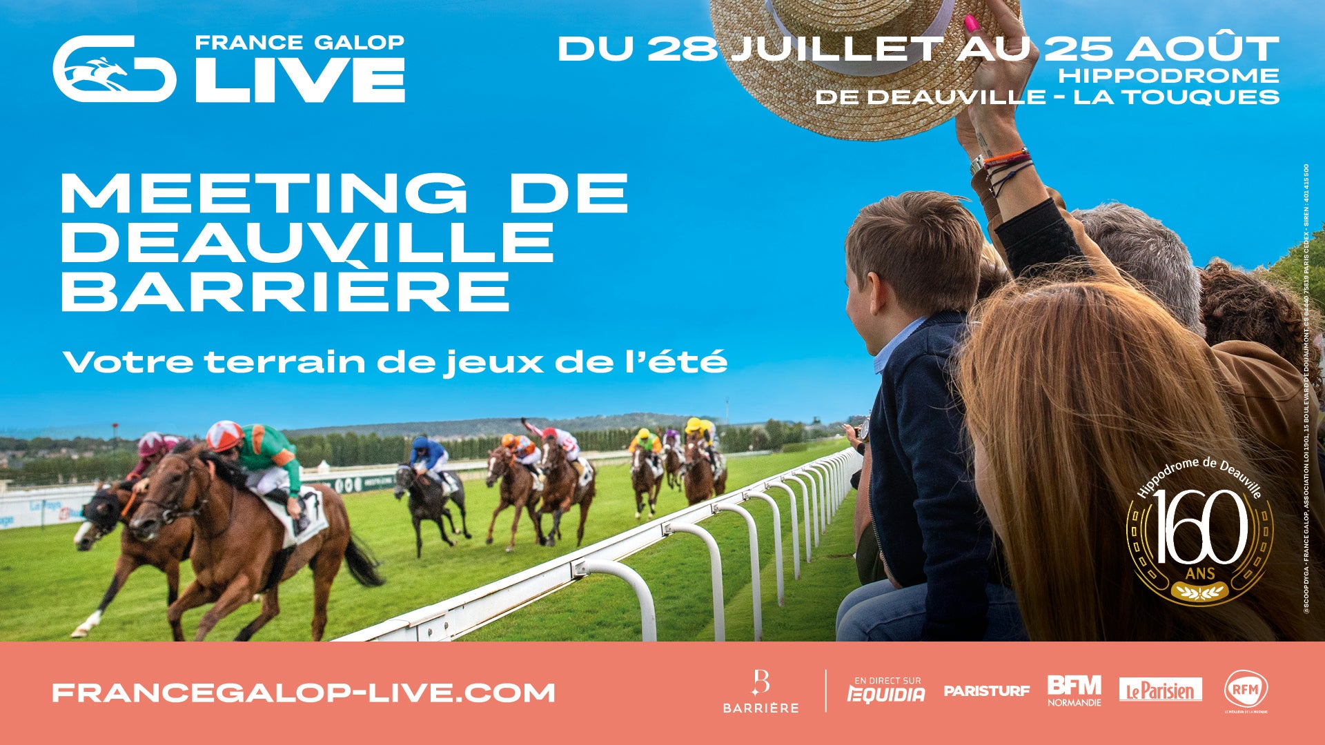 A gagner : un déjeuner pour deux à l'Hippodrome de Deauville-La Touques