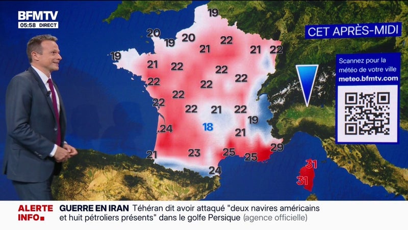 Chute des températures, pluies intenses des Pyrénées à l'Alsace... La météo de ce mercredi 9 septembre