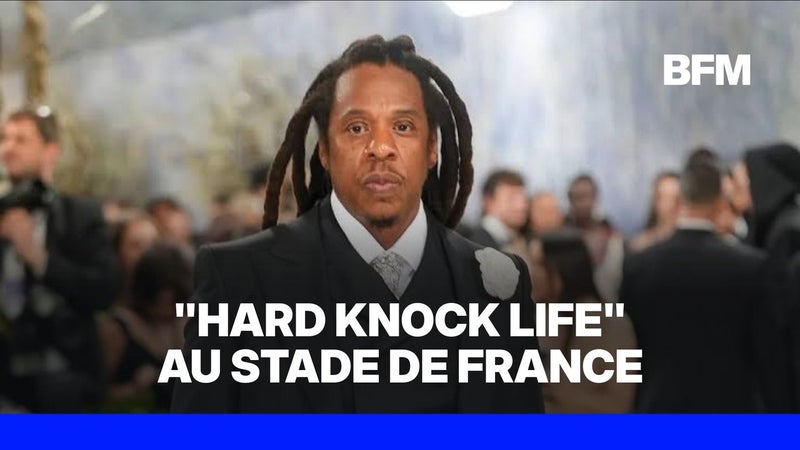 Jay-Z chante "Hard Knock Life" au Stade de France