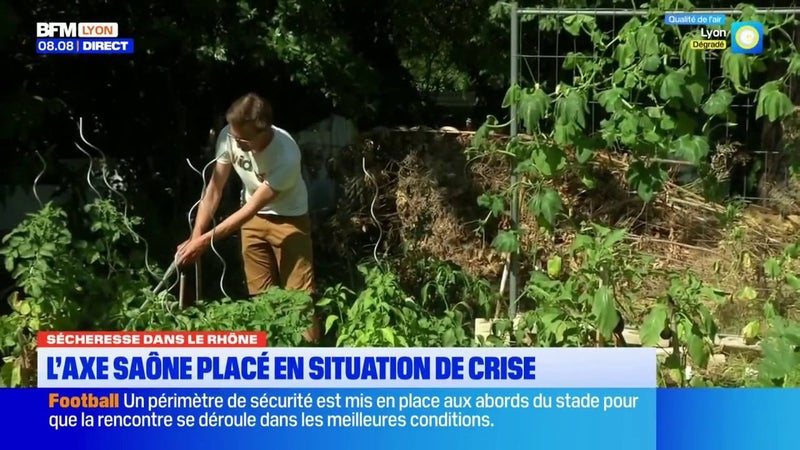 La préfecture a placé l'axe Saône en situation de crise à cause de la sécheresse dans le Rhône