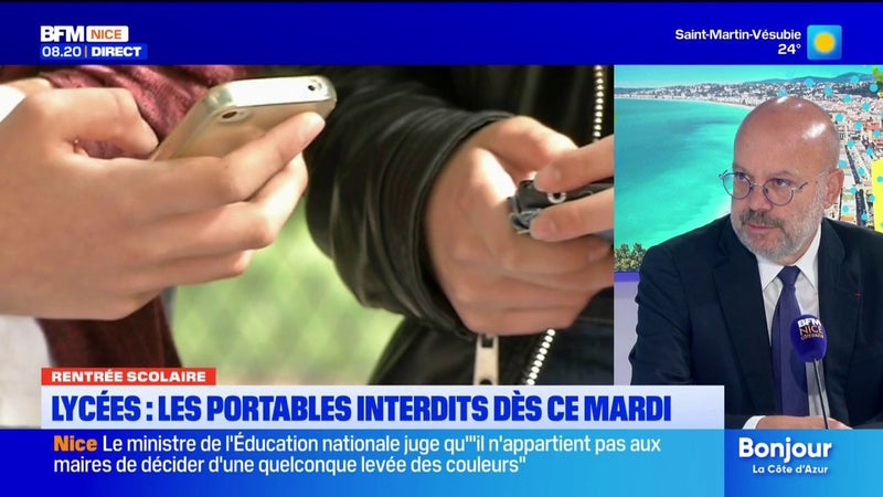 P. Pradal se réjouit de l'interdiction du portable dans les lycées