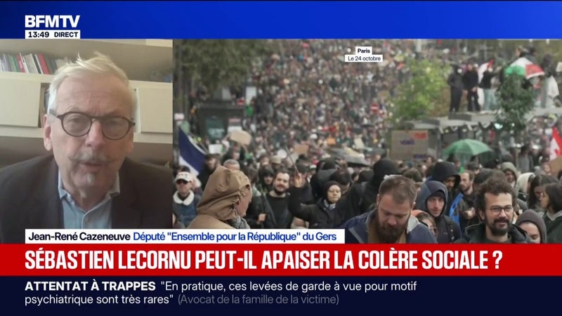 Colère des lycéens: "Il n'y a pas de solution simple avec effet immédiat", estime Jean-René Cazeneuve, député "Ensemble pour la République" du Gers