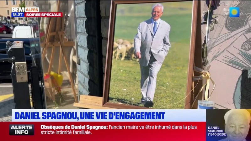 Obsèques de Daniel Spagnou: retour sur la vie d'engagement de l'ancien maire de Sisteron pendant 43 ans