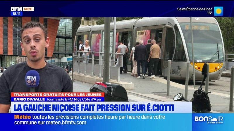 Transports gratuits pour les jeunes - La gauche niçoise fait pression sur É.Ciotti