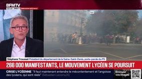 Blocage, mobilisation lycéenne: "Ce qui les caractérise, c'est la grande angoisse par rapport à leur avenir", raconte Stéphane Troussel, président du département de la Seine-Saint-Denis