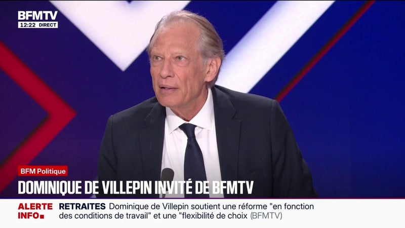 "Les propos (de Manon Aubry) me choquent": Dominique de Villepin revient sur les propos de l'eurodéputée insoumise qui a qualifié les milliardaires de "nuisibles"