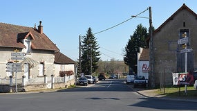 Jaligny-sur-Besbre, dans l'Allier, où est mort le principal suspect (image d'illustration)