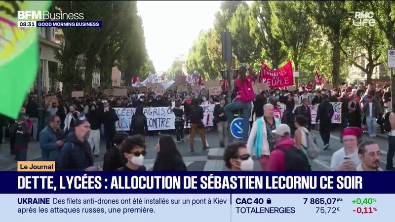 Roland Lescure défend ses mesures face à la colère des lycéens
