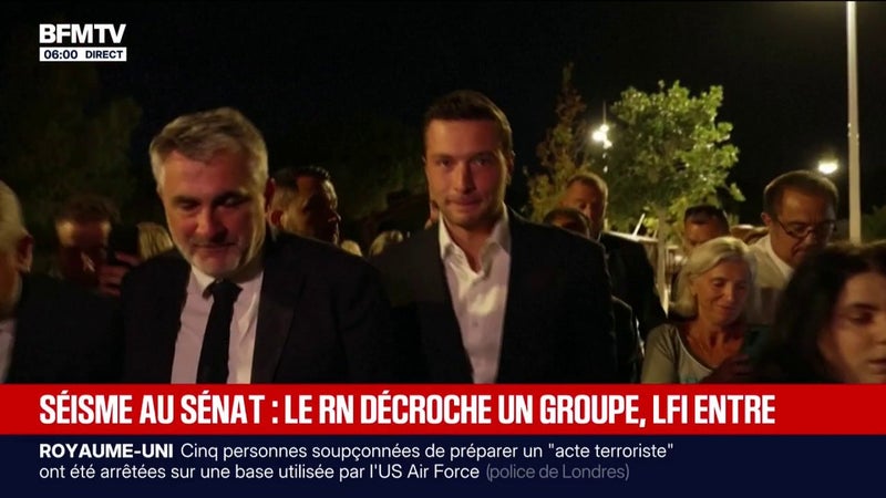 Élections sénatoriales: le RN va pouvoir constituer un groupe au Sénat pour la première fois, LFI fait son entrée à la chambre haute