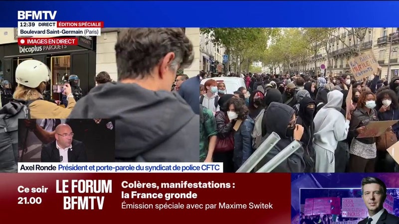 Blocage de Sciences Po: la situation se tend sur le boulevard Saint-Germain