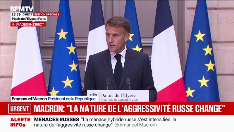 "Le soutien à l'Ukraine est plus que jamais indispensable": Emmanuel Macron annonce des exercices militaires conjoints sur le sol européen avec le Royaume-Uni
