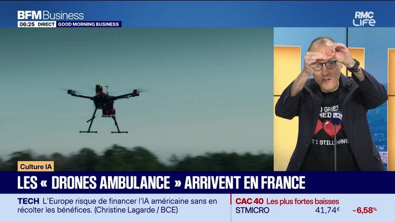 Culture IA : Les "drones ambulance" arrivent en France, par Anthony Morel - 15/09