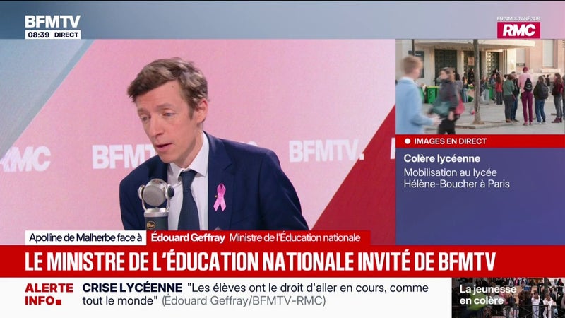 Édouard Geffray, ministre de l'Éducation nationale, se dit plutôt favorable à raccourcir les vacances pour alléger les professeurs et les élèves