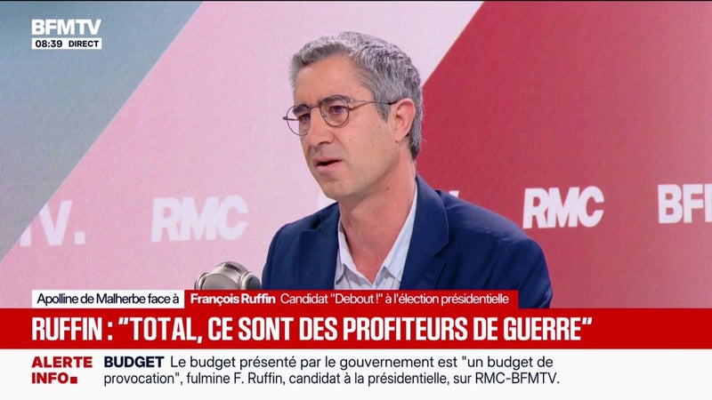 “On a un salariat à deux vitesses”, constate François Ruffin, candidat “Debout!” à l’élection présidentielle