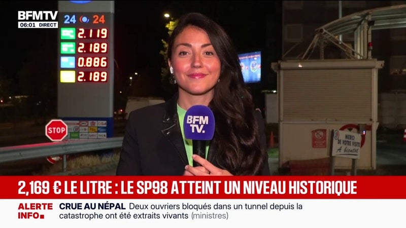 Prix du carburant: les SP98 atteint un niveau record