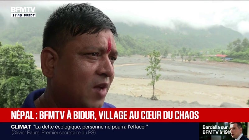 "Une nouvelle crue est possible": dans la région de Bidur au Népal, le lit de la rivière s'élargit, suscitant l'inquiétude des habitants
