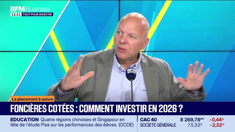 Le placement à suivre : Guillaume Poitrinal - Foncières cotées, comment investir en 2026 ? - 08/09