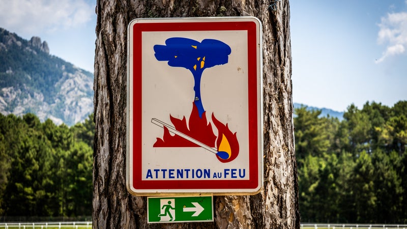 Trois départements placés en vigilance rouge pour un risque très élevé de feu de forêt