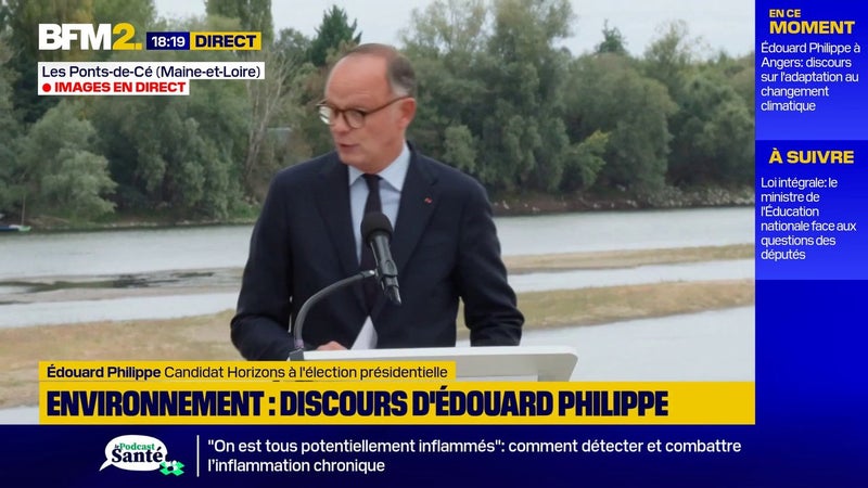 Édouard Philippe veut doter la France d'une "véritable politique de sécurité climatique"