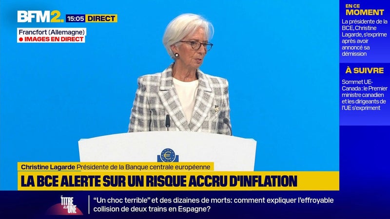 BCE: le Conseil des gouverneurs a "débattu" de la possibilité d'une hausse des taux