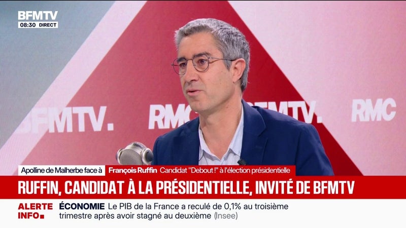Crise sociale: François Ruffin, candidat “Debout!” à l’élection présidentielle, observe "la convergence des pourrissements" du gouvernement