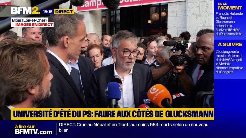 Primaire: "Il n'y aura pas de sang sur les murs", assure Olivier Faure, premier secrétaire du PS