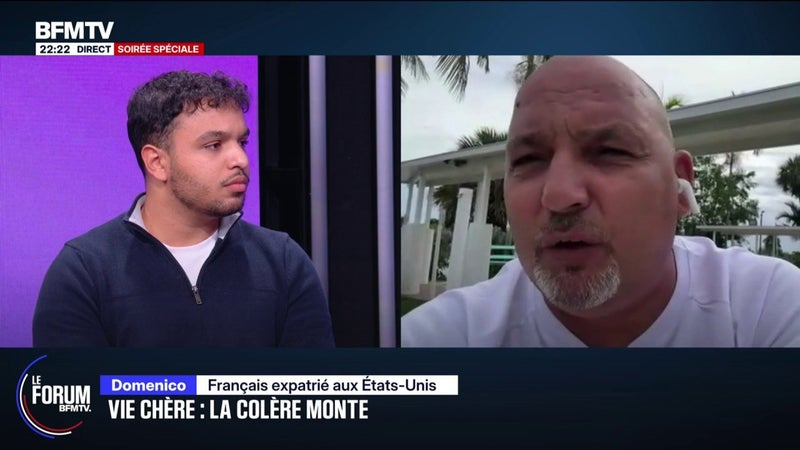 FORUM BFMTV - "J'en ai marre d'être taxé en tant que chef d'entreprise en France", se justifie Domenico, Français expatrié aux États-Unis depuis peu