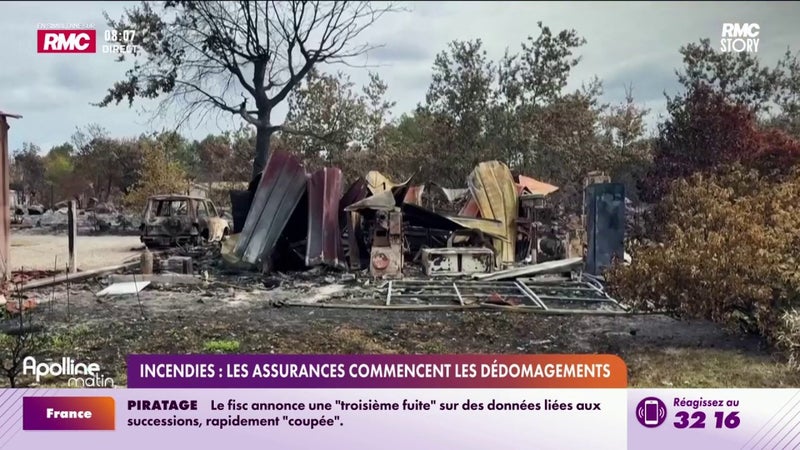 Incendies : Les assurances commencent les dédomagements