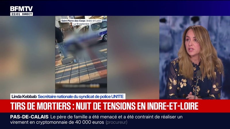Nuit de tensions en Indre-et-Loire: "Il y a neuf agents qui ont été blessés", déclare Linda Kebbab, secrétaire nationale du syndicat de police UN1TÉ